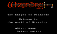 Wizardry III – Diamond no Kishi (Japan)